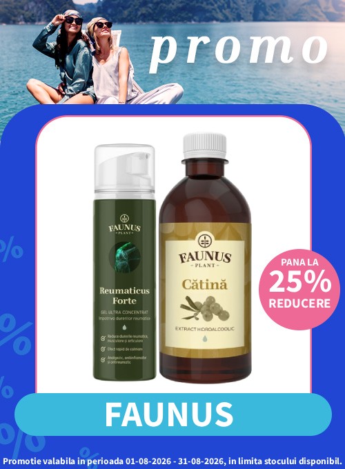 Promotie cu reducere de pana la 25% la Faunus
