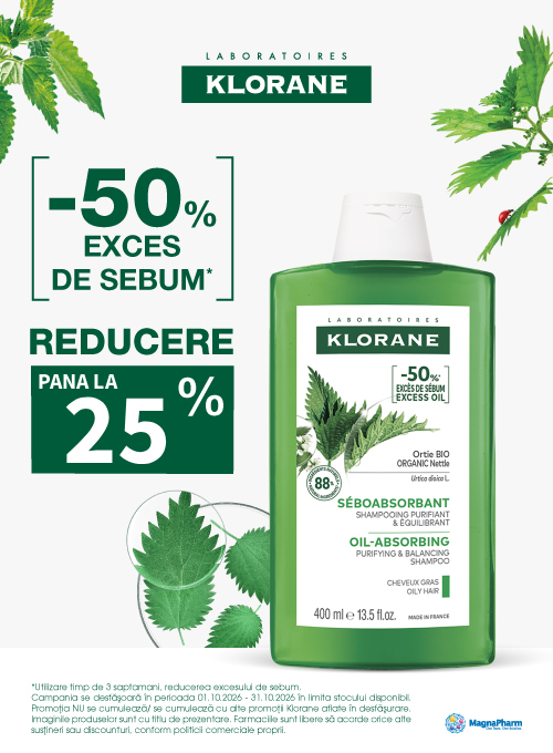 Promotie cu reducere de pana la 25% la Klorane
