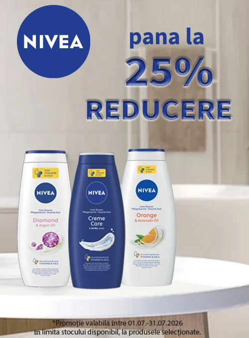 Promotie cu reducere de pana la 25% la Nivea