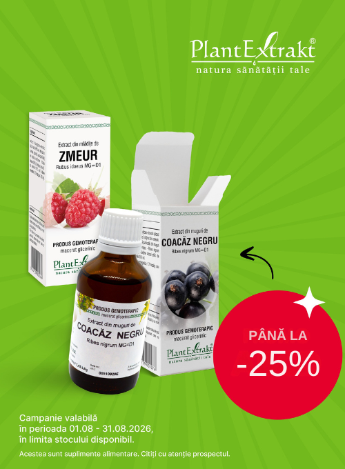 Promotie cu reducere de pana la 25% la PlantExtrakt