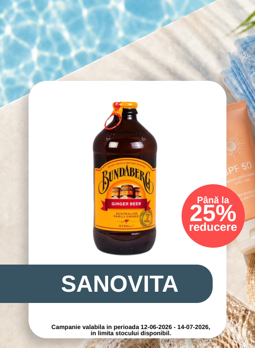 Promotie cu reducere de pana la 25% la Sanovita
