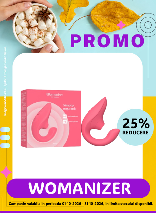 Promotie cu reducere de pana la 25% la Womanizer