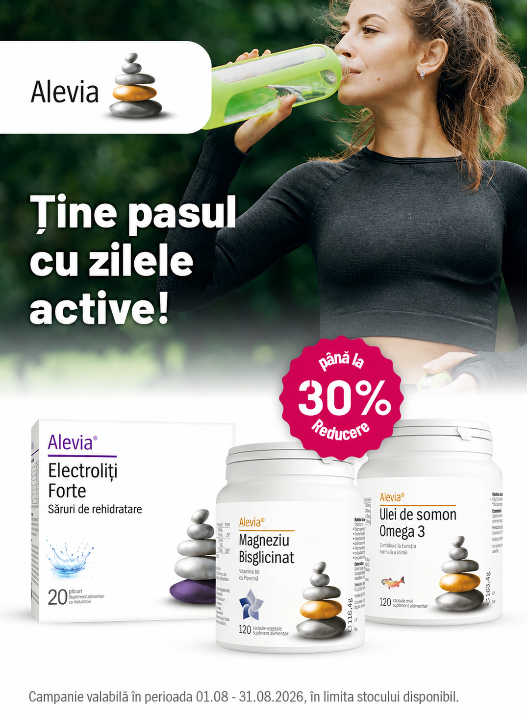 Promotie cu reducere de pana la 30% la Alevia