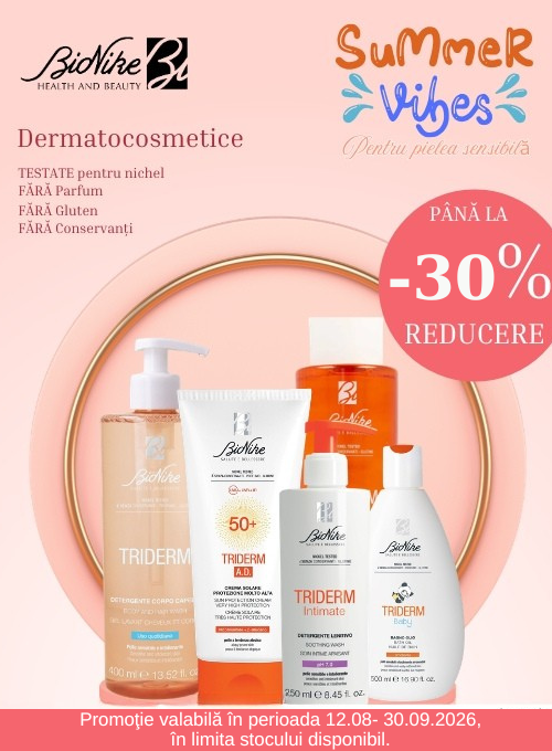 Promotie cu reducere  de pana la 30% la BioNike