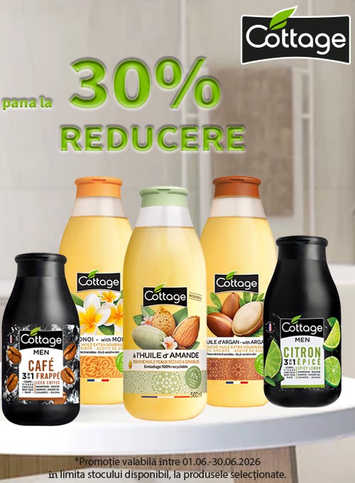 Promotie cu reducere de pana la 30% la Cottage