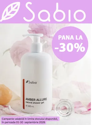 Promotie cu reducere de pana la 30% la Sabio
