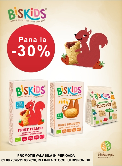Promotie cu reducere de pana la 30% la Sottolestelle, Belkorn si Dry Fruits