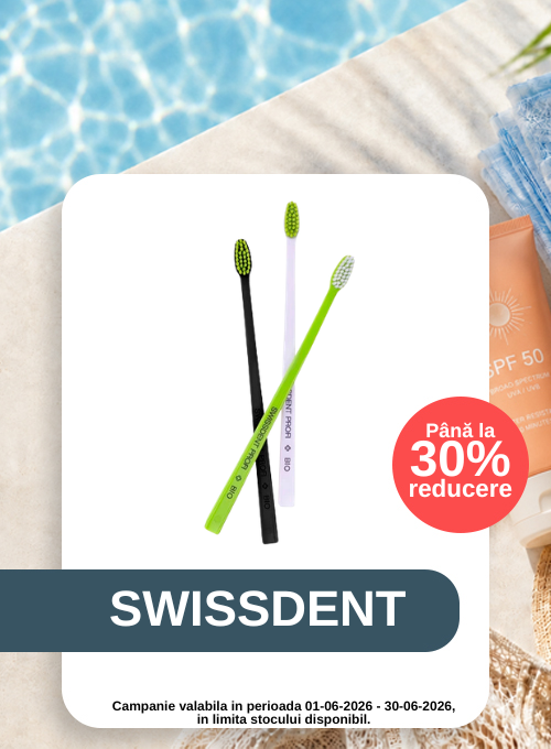 Promotie cu reducere de pana la 30% la Swissdent