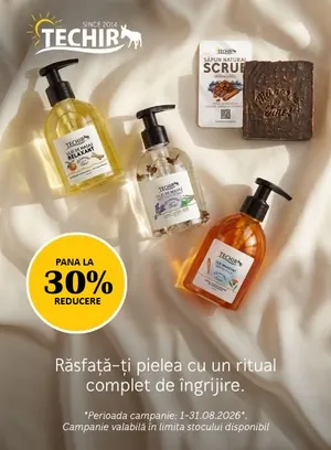 Promotie cu reducere de pana la 30% la Techir