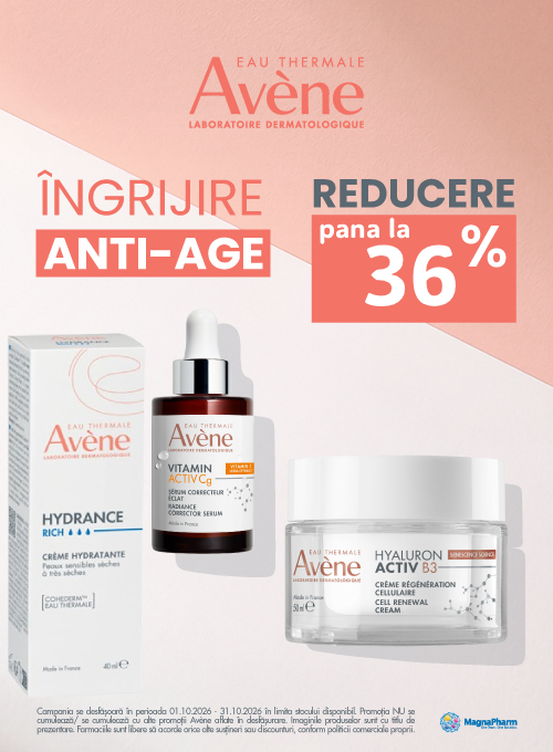 Promotie cu reducere de pana la  36% la Avene