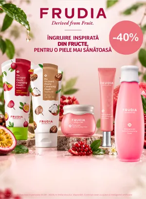 Promotie cu reducere de pana la 40% la Frudia