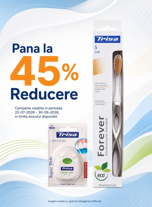 Promotie cu reducere de pana la 45% la Trisa