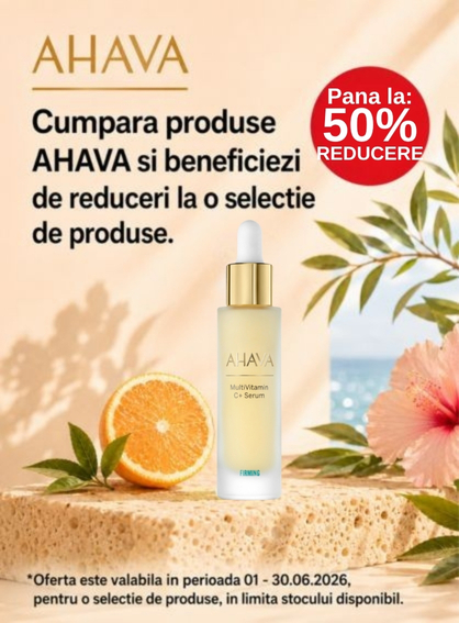 Promotie cu reducere de pana la 50% la Ahava