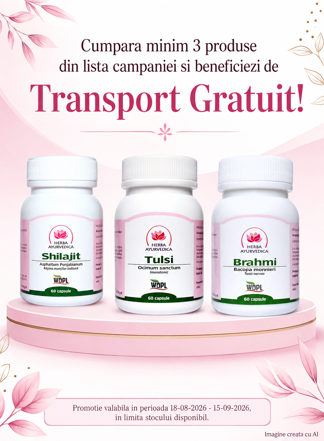 Promotie cu Transport Gratuit la Herba Ayurvedica