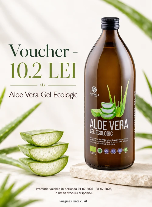 Promotie cu voucher aplicat in cos 10.2 lei la Aronia