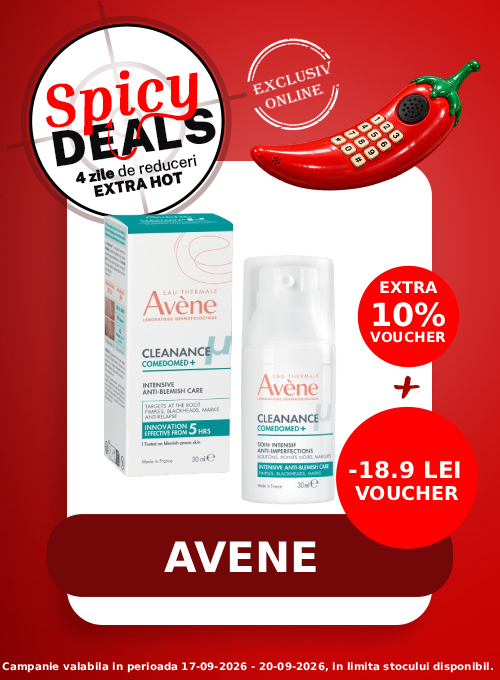 Spicy Deals cu voucher aplicat in cos 10% la Avene