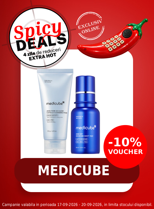 Spicy Deals cu voucher aplicat in cos 10% la Medicube