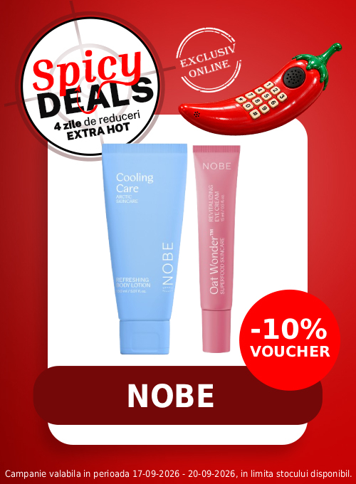 Spicy Deals cu voucher aplicat in cos 10% la Nobe