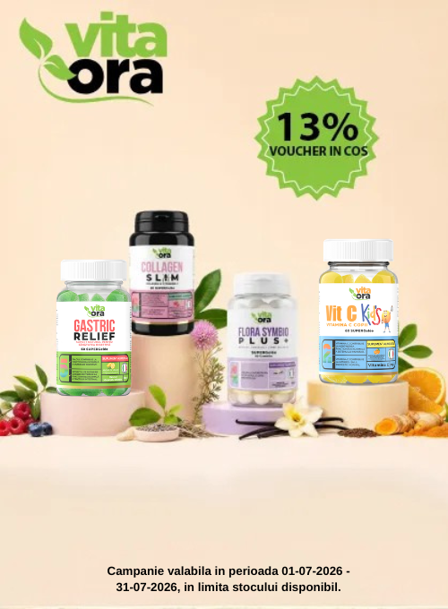 Promotie cu voucher aplicat in cos 13% la Vita Ora