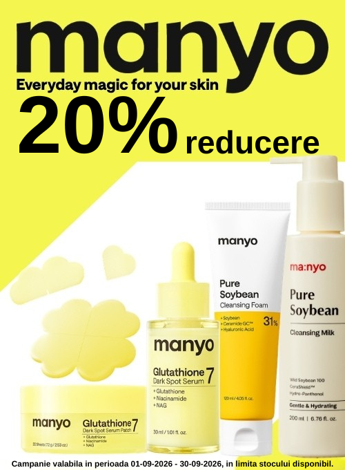 Promotie cu voucher aplicat in cos 20% la Manyo