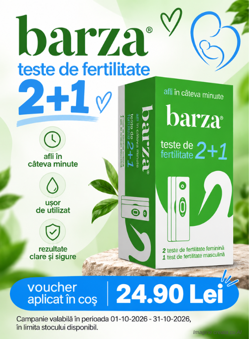 Promotie cu voucher aplicat in cos 24.90 Lei la Barza