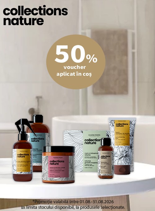 Promotie cu voucher aplicat in cos 50% la Eugene Perma