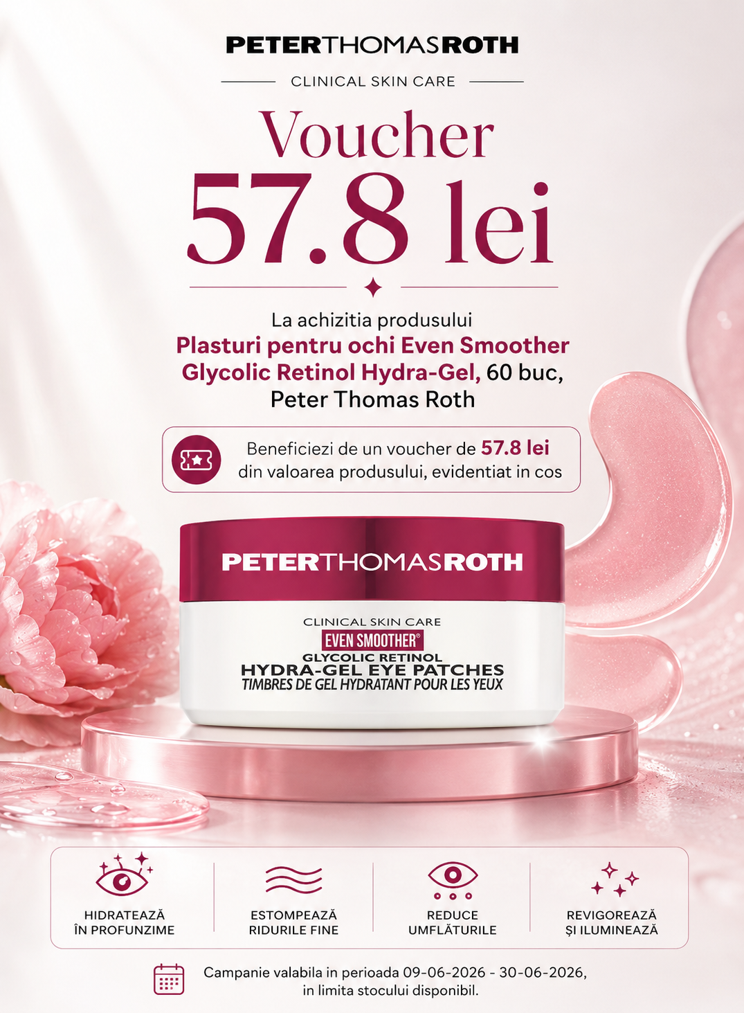 Promotie cu voucher aplicat in cos 57.8 lei la Peter Thomas Roth