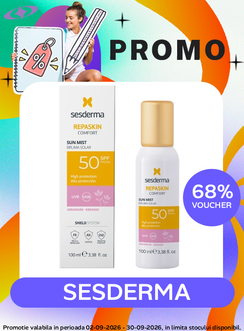 Promotie cu voucher aplicat in cos 68% la Sederma