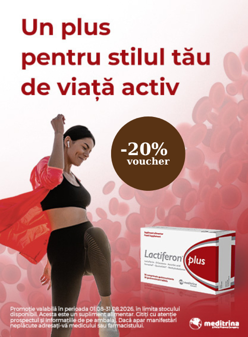 Promotie cu voucher aplicat in cos de 20% la Meditrina