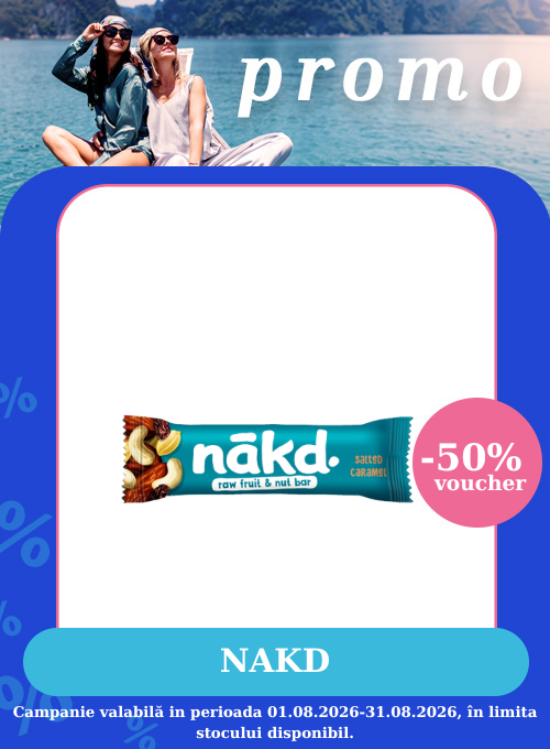 Promotie cu voucher aplicat in cos de 50% la Nakd
