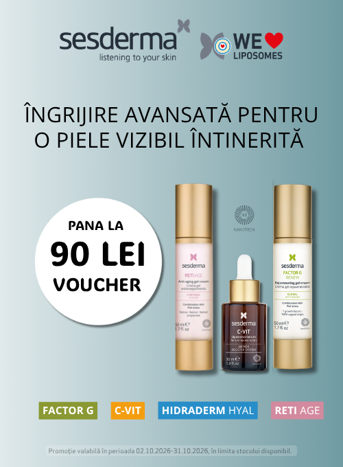 Promotie cu voucher de pana la 90 lei la Sesderma