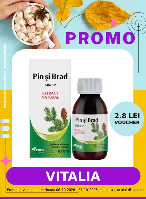 Promotie cu voucher valoric 2.8 lei la Vitalia