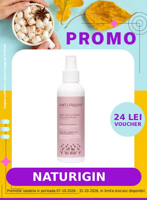 Promotie cu voucher valoric 24 lei la Naturigin