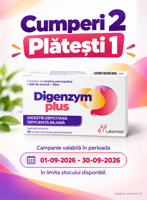 Promotie Cumperi 2 Platesti 1 la Digenzym Plus