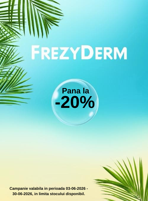Promotie de pana la 20% reducere la Frezyderm