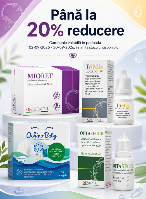 Promotie de pana la 20% reducere la Inocare
