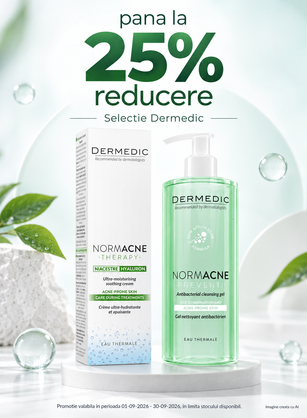 Promotie de pana la 25% reducere la Dermedic