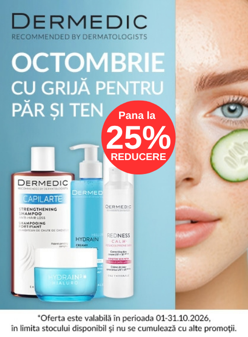 Promotie de pana la 25% reducere la Dermedic