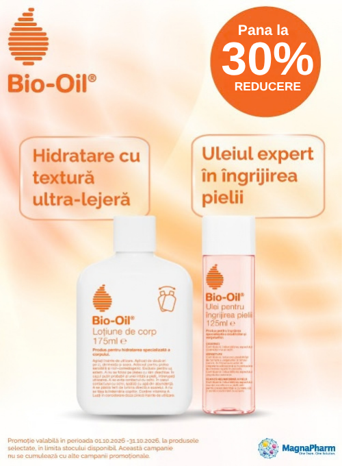 Promotie de pana la 30% reducere la Bio Oil