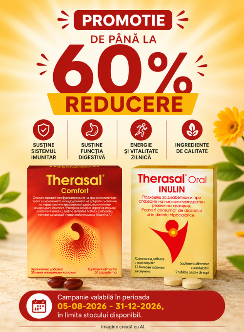 Promotie de pana la 60% reducere la Vedra - Therasal