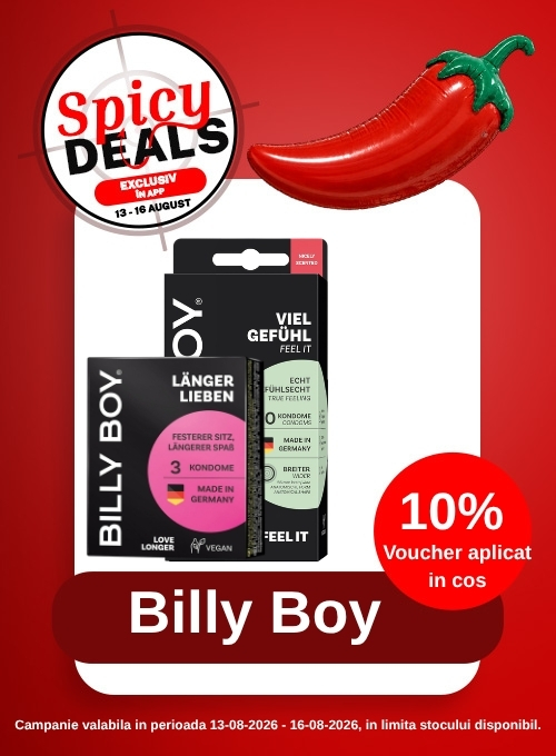 Spicy Deals cu 10% voucher aplicat in cos la Billy Boy