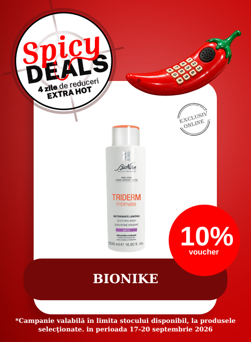 Spicy Deals cu 10% voucher aplicat in cos la BioNike