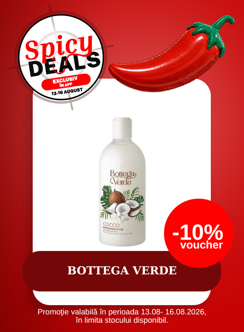 Spicy Deals cu 10% voucher aplicat in cos la Bottega Verde