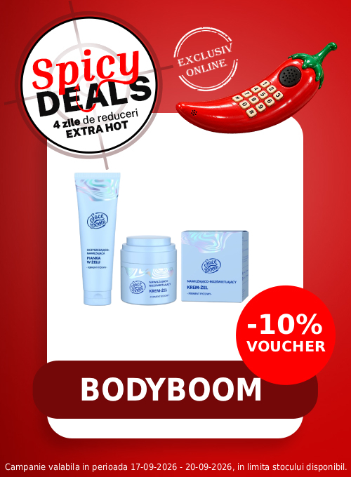 Spicy Deals cu voucher aplicat in cos 10% la Bodyboom