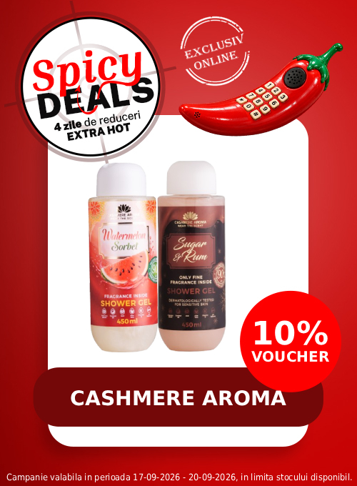 Spicy Deals cu voucher aplicat in cos 10% la Cashmere Aroma
