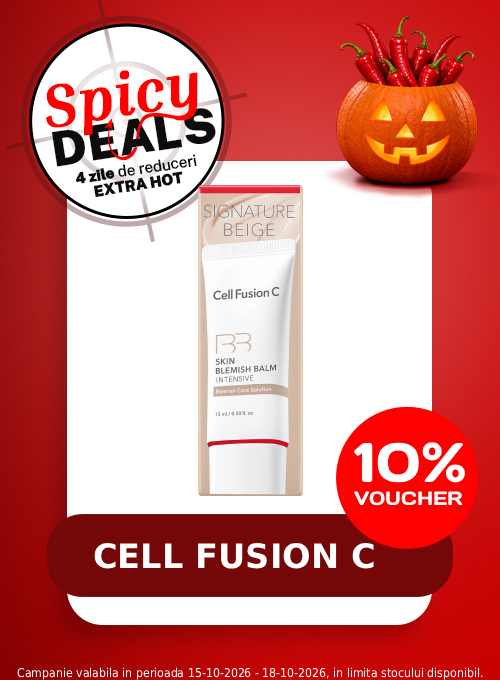 Spicy Deals cu voucher aplicat in cos 10% la Cell Fusion C