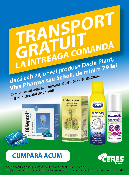 Transport Gratuit la selectie de produse