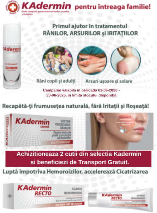 Transport Gratuit Mba Pharma - Kadermin