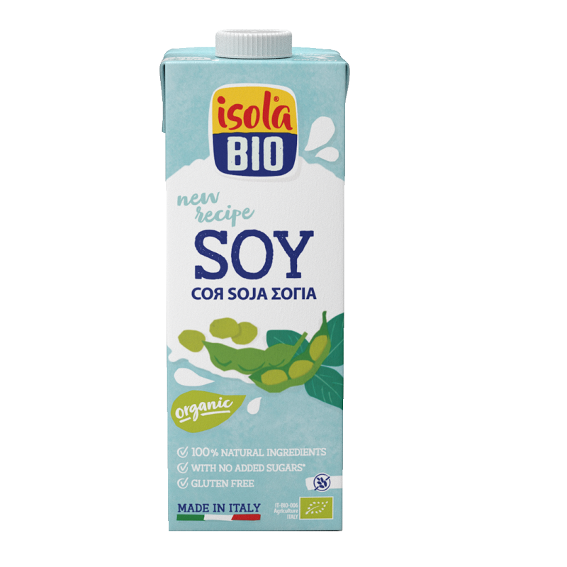 Bautura Bio din soia fara gluten, 1L, Isola Bio