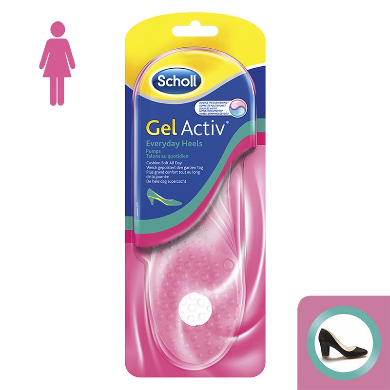 Branturi pentru pantofi cu toc Gel Active Everyday, 1 bucata, Scholl